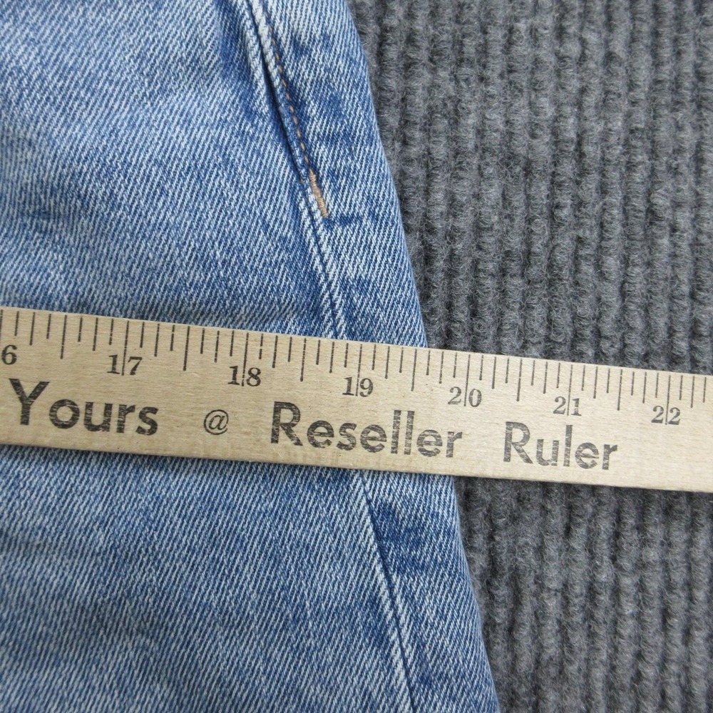 Old Navy Jeans Womens 2 Petite Blue Baggy Wide-Leg High Rise Denim 28x28.5* NWT - Picture 5 of 16